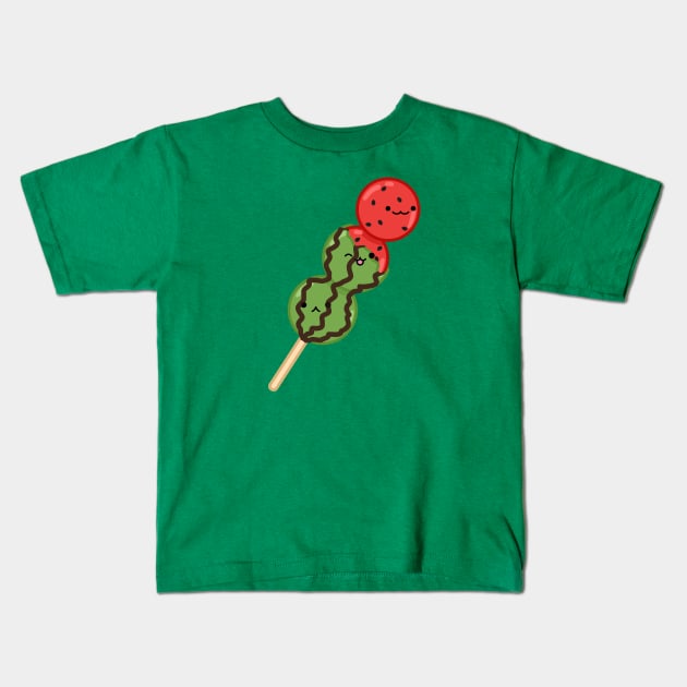 Watermelon Dango (Broken) Kids T-Shirt by jofudachi